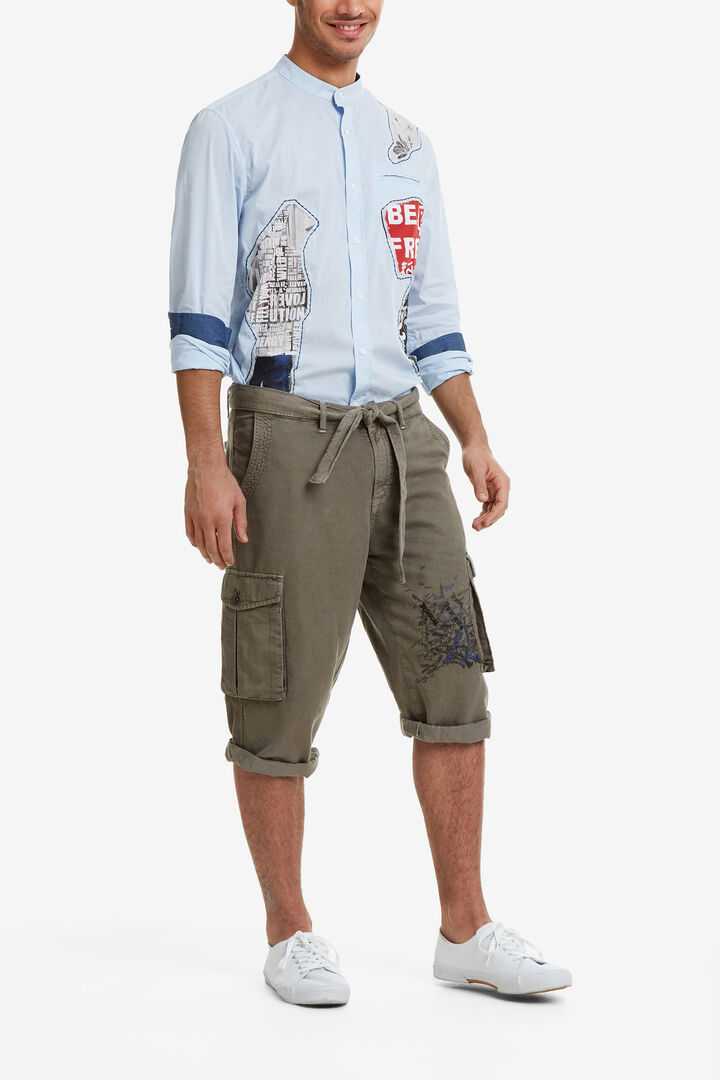 Khaki Cargo Shorts Eric | Desigual
