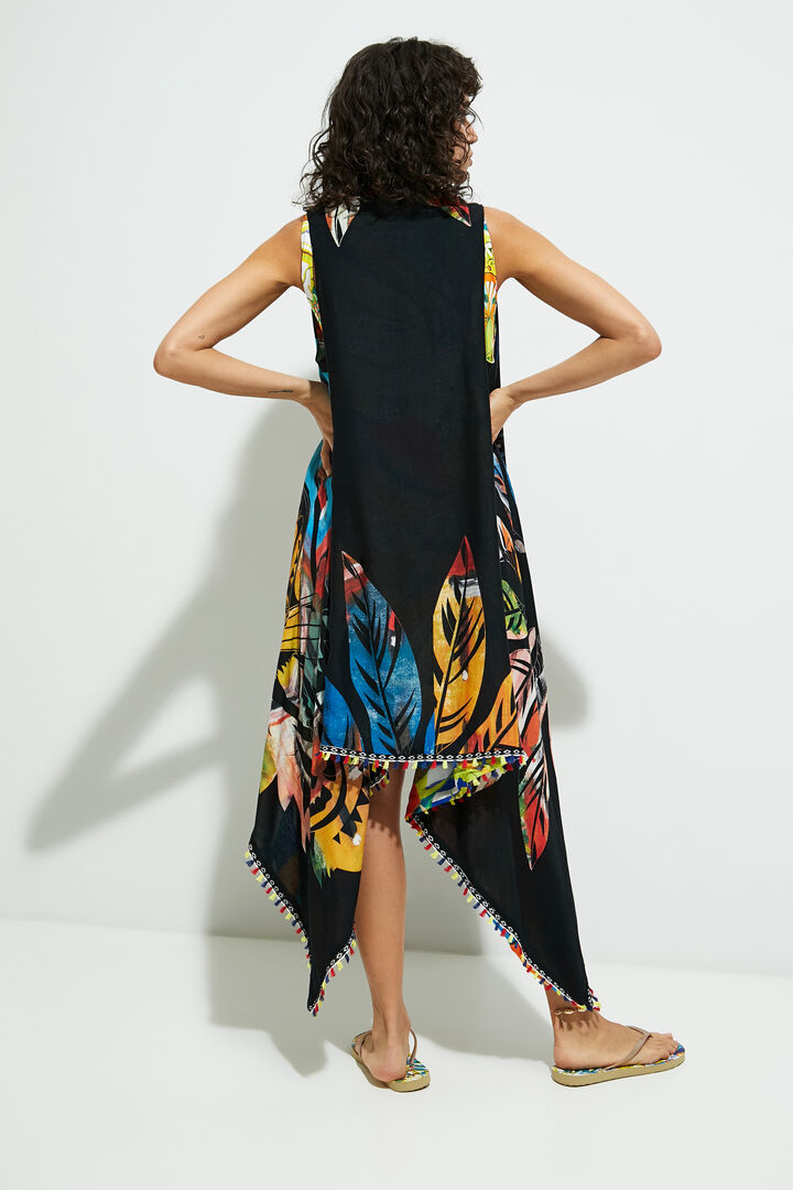 Gilet long de bain réversible | Desigual