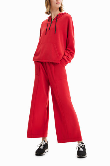Soft-touch wide-leg trousers | Desigual