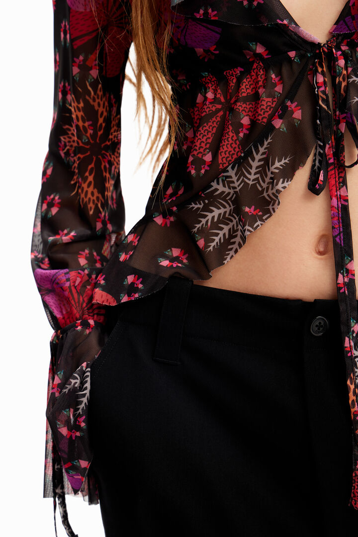 Brusa tul volants | Desigual