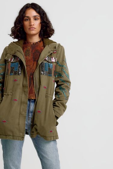 Parka militare cappuccio | Desigual