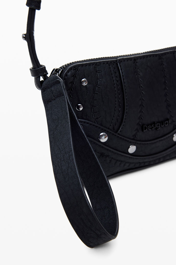 Monedero convertible bordados mediano | Desigual
