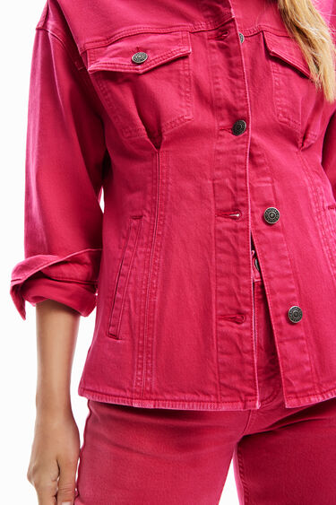 Jaqueta texana trucker pinces | Desigual