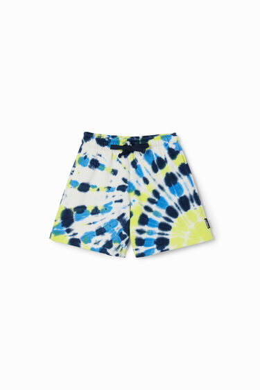 Tie-dye Bermuda jogger shorts | Desigual