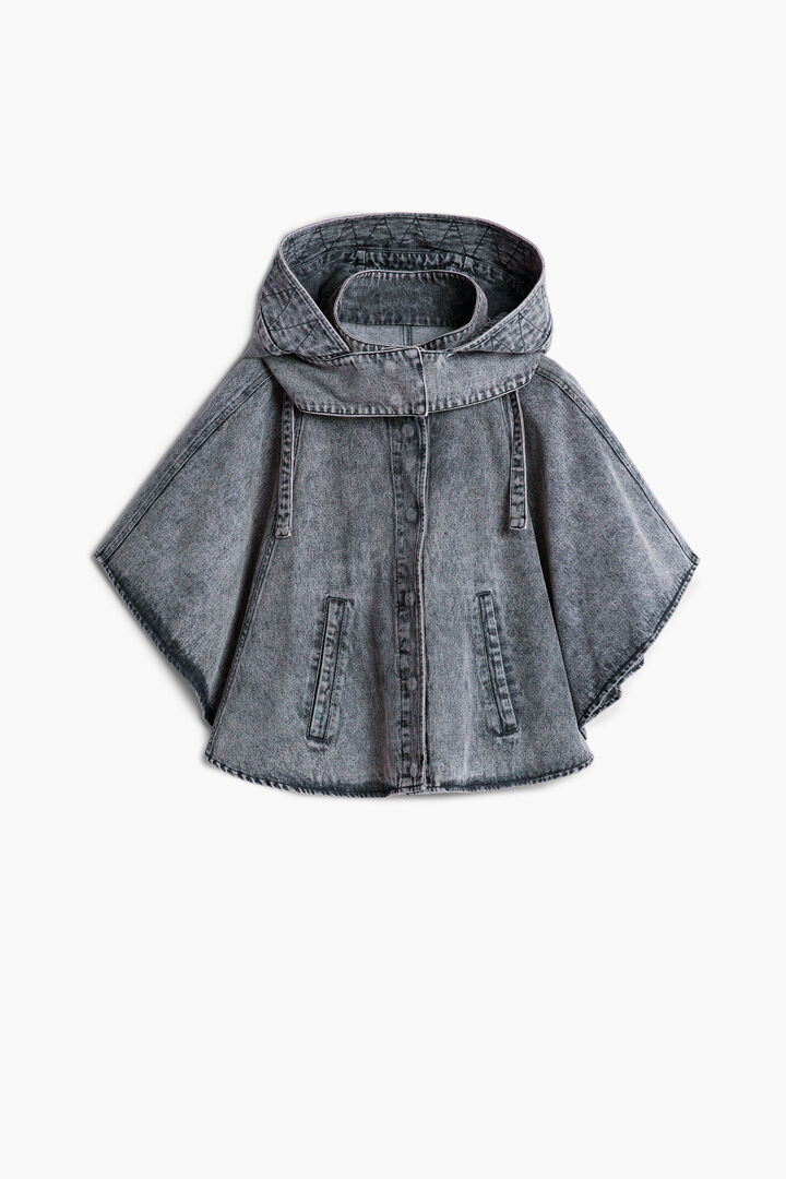 Poncho denim 100% cotton