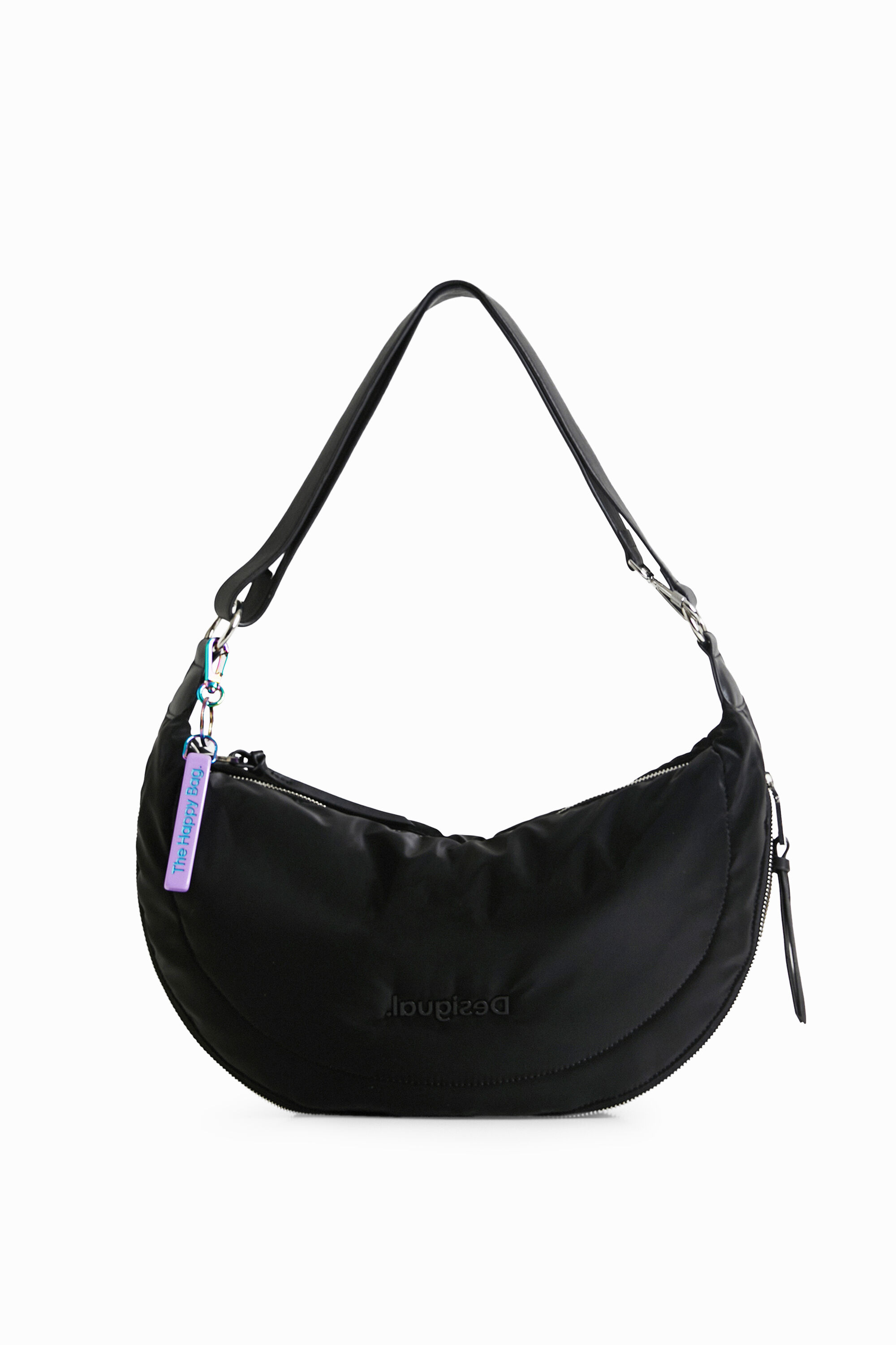 Desigual Borsa a tracolla Donna con tessuto trapuntato a mezzaluna a €84,99  su SdS