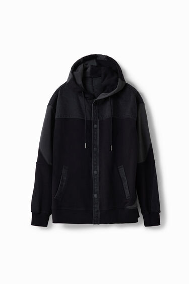 Sudadera híbrida denim | Desigual