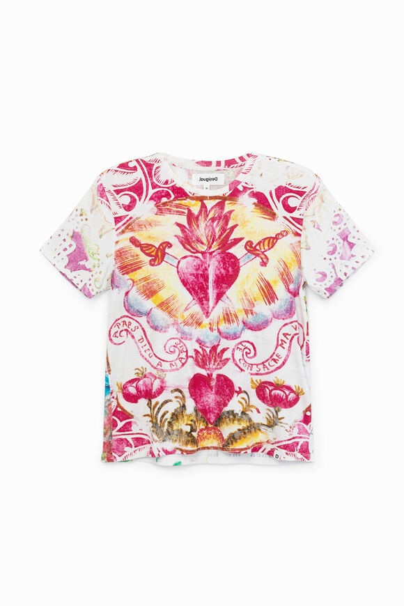 Camiseta manga corta corazón