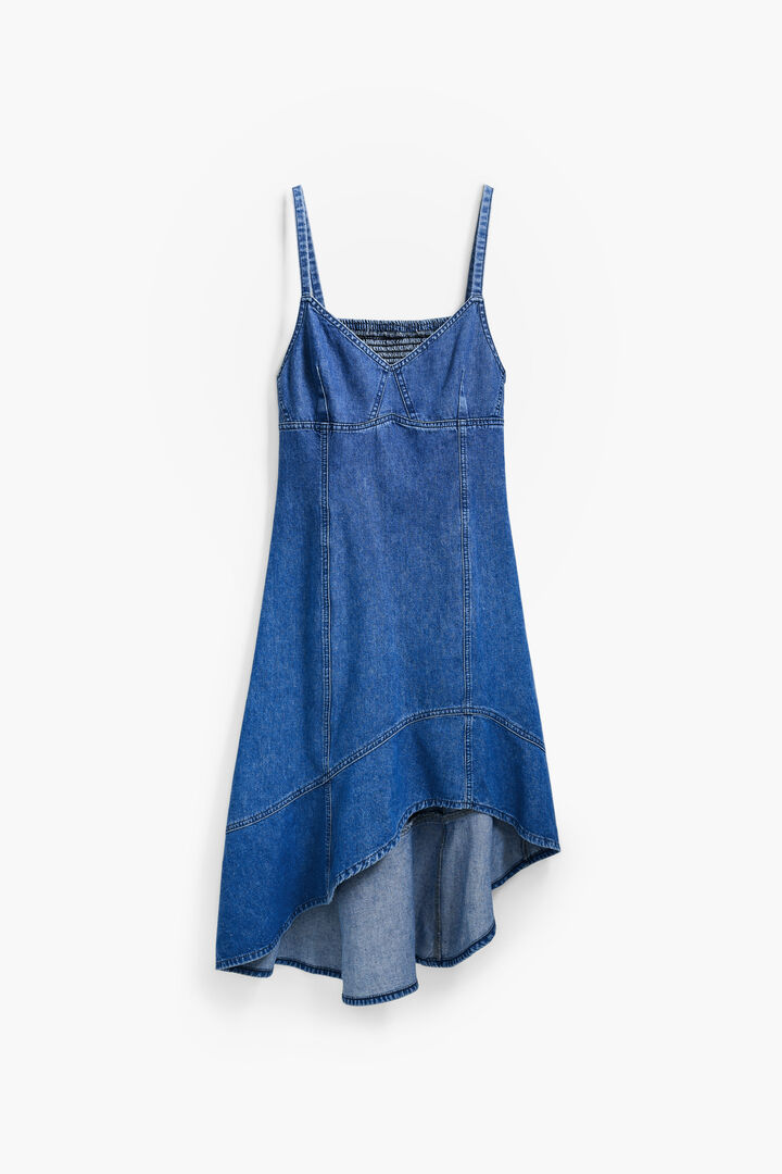 Denim midi dress
