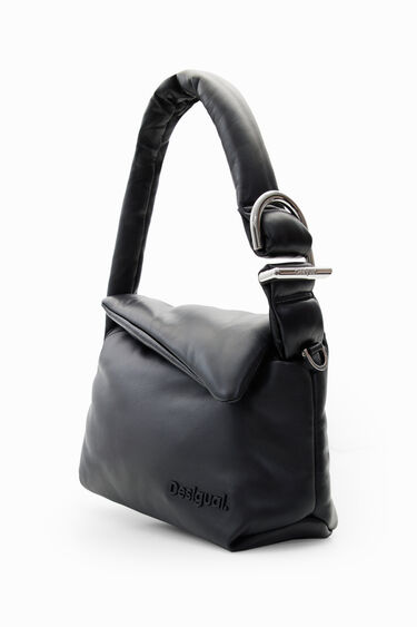 M padded leather bag | Desigual