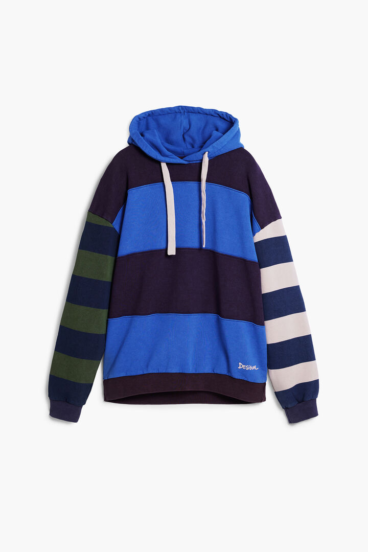 Sudadera capucha rayas | Desigual
