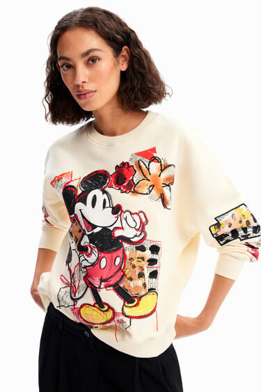 ミッキーマウス オーバーサイズ スウェットシャツ | Desigual