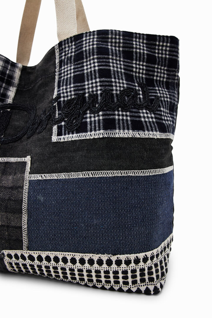 XL patchwork tote bag | Desigual