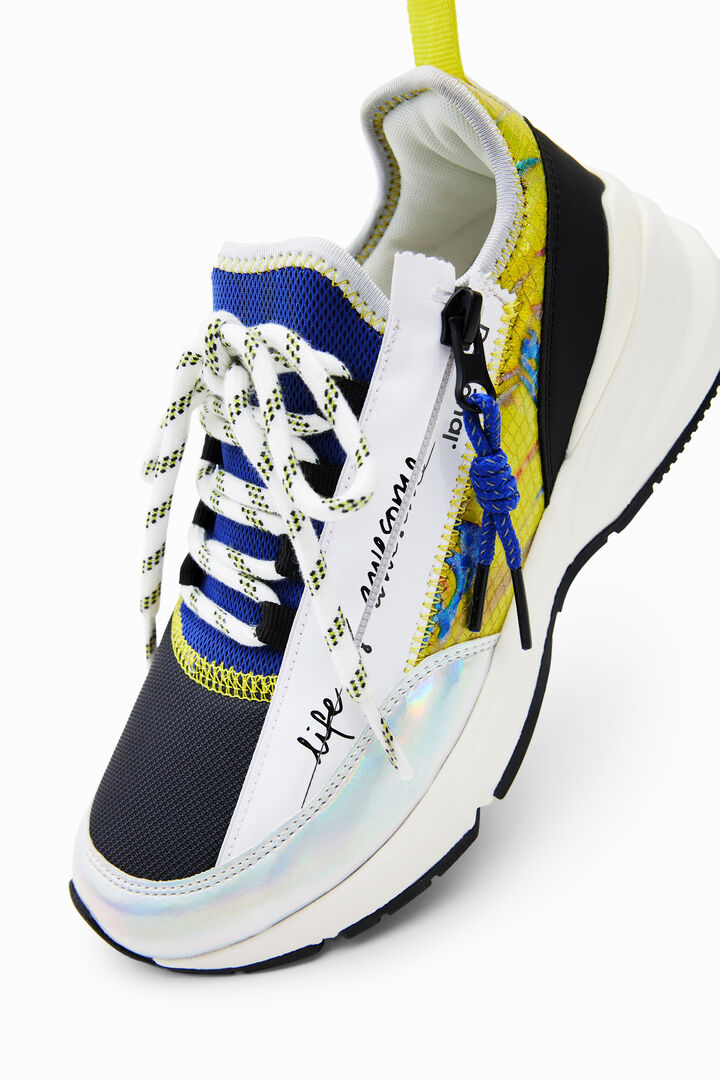 Tenisky runner patch se zipem | Desigual