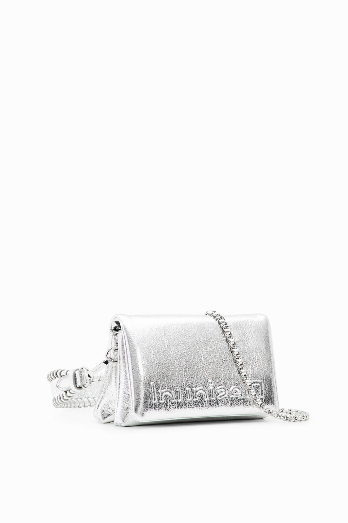 Mini sac à bandoulière demi-logo pour femme | Desigual.com