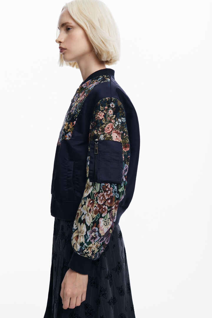 Chaqueta bomber estampada | Desigual
