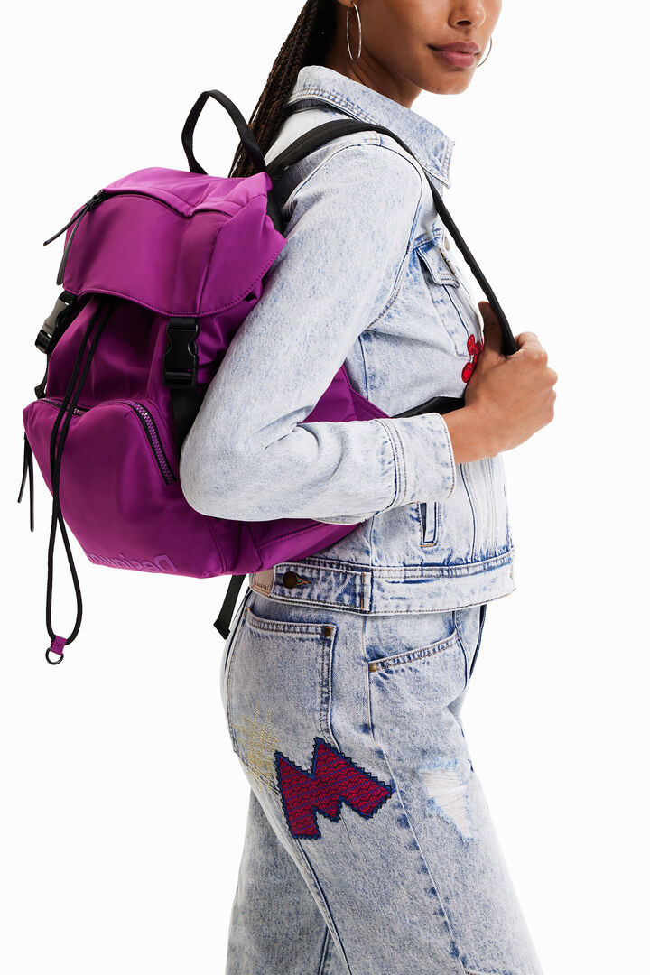Large recycled backpack | Desigual
