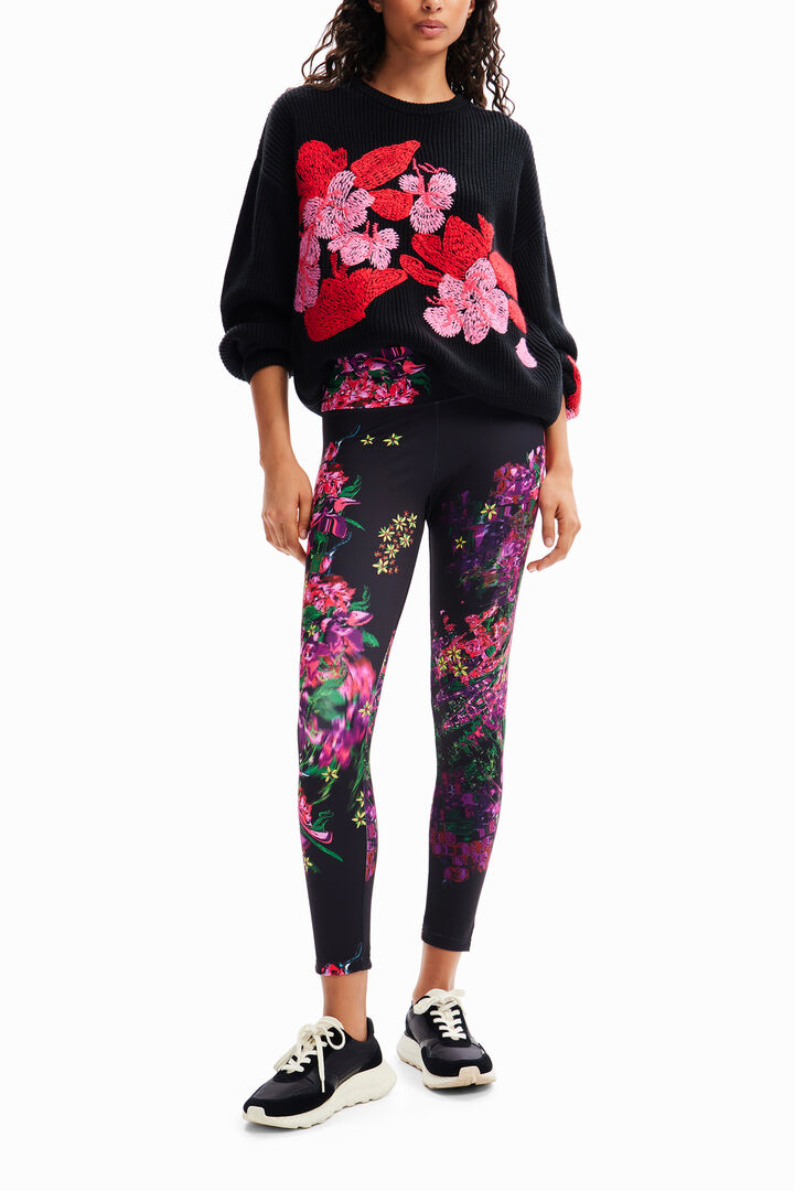 Floral sport leggings | Desigual