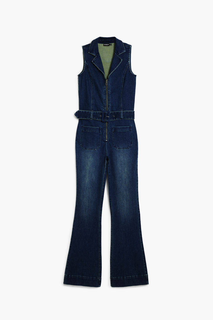 Flared denim jumpsuit | Desigual