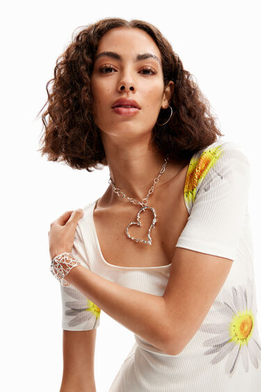 Vestit curt margarides M. Christian Lacroix | Desigual