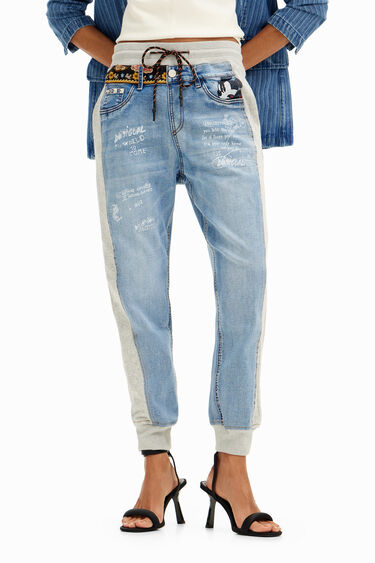 Denim joggingbroek Mickey Mouse | Desigual