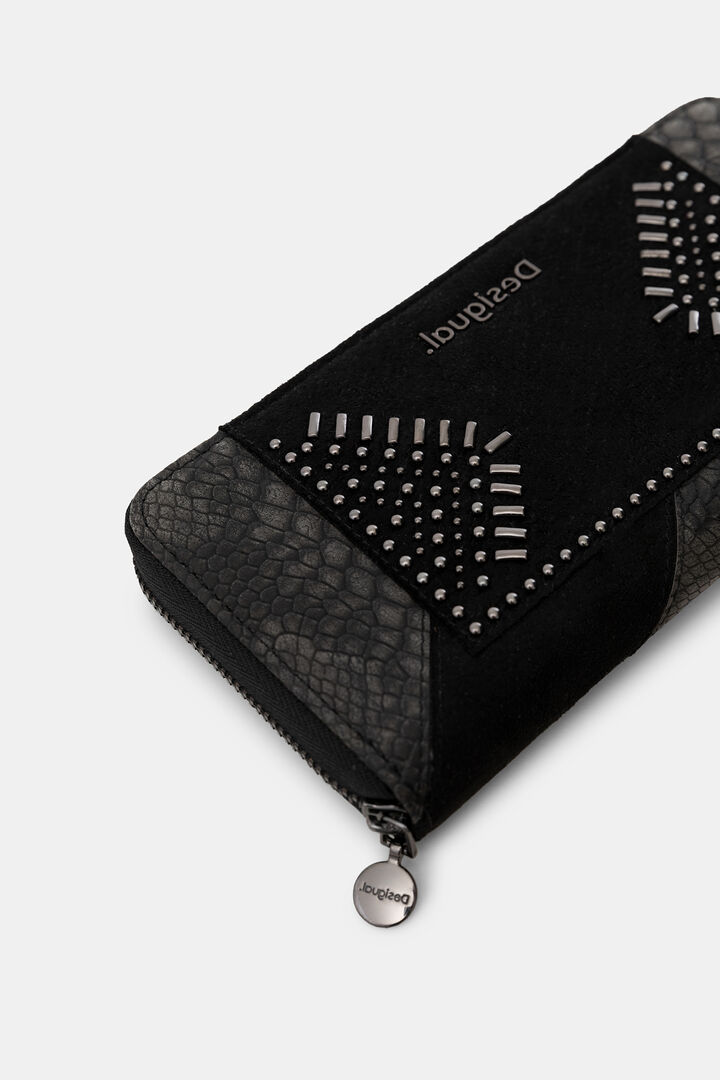 Reptile effect wallet studs | Desigual