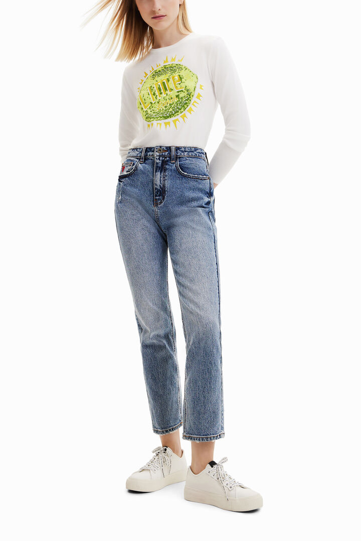 Jersei estampat geomètric retro | Desigual
