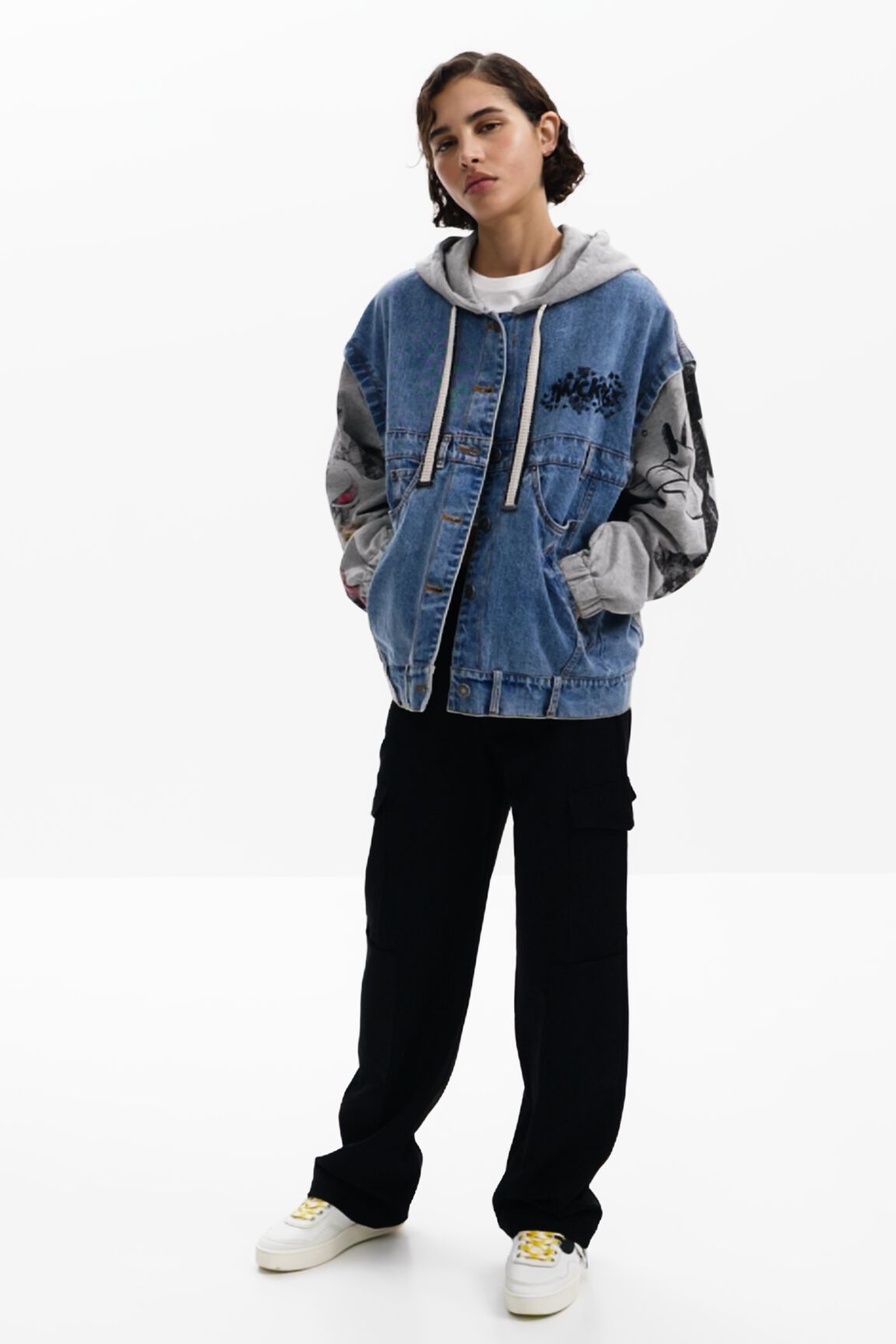 ミッキーマウス™デニムジャケット 女性用 I Desigual.com