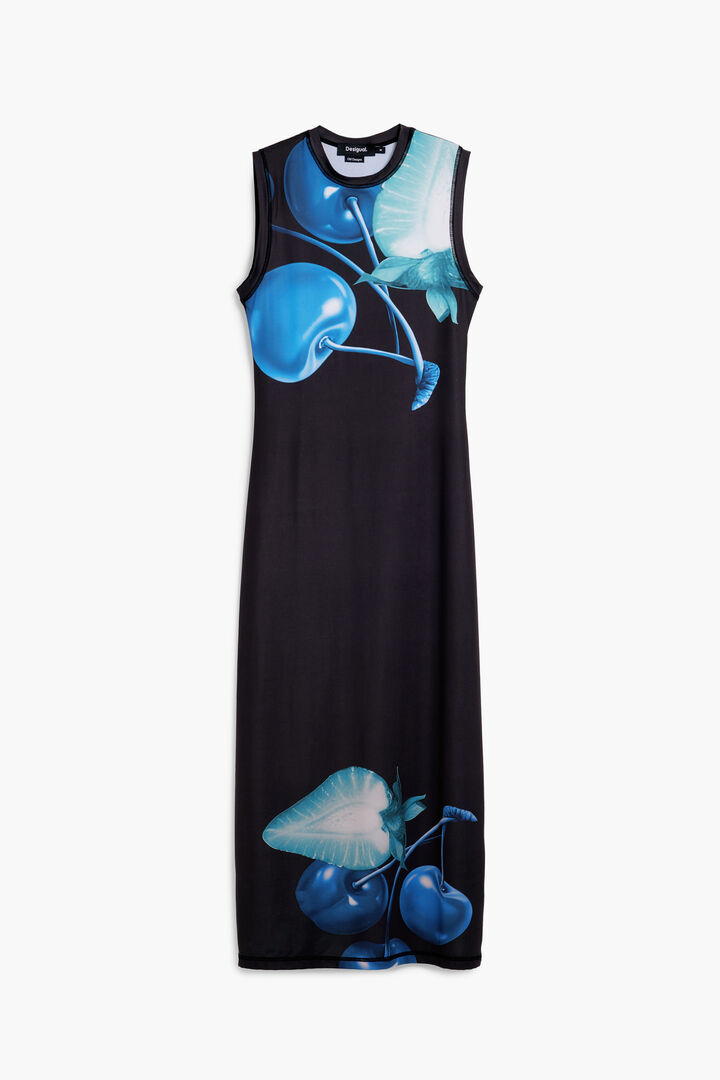 Fitted cherry dress | Desigual