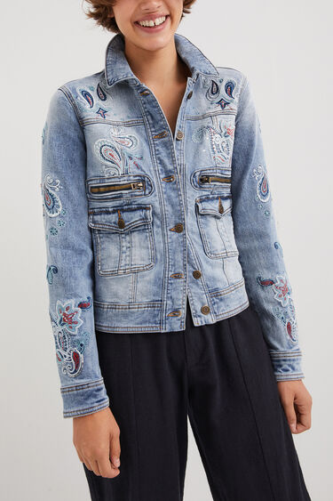 Paisley denim jacket | Desigual