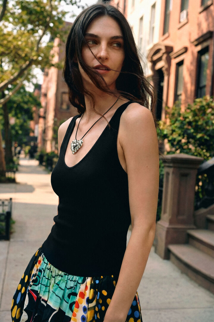 Vestido tirantes estampado M. C. Lacroix | Desigual