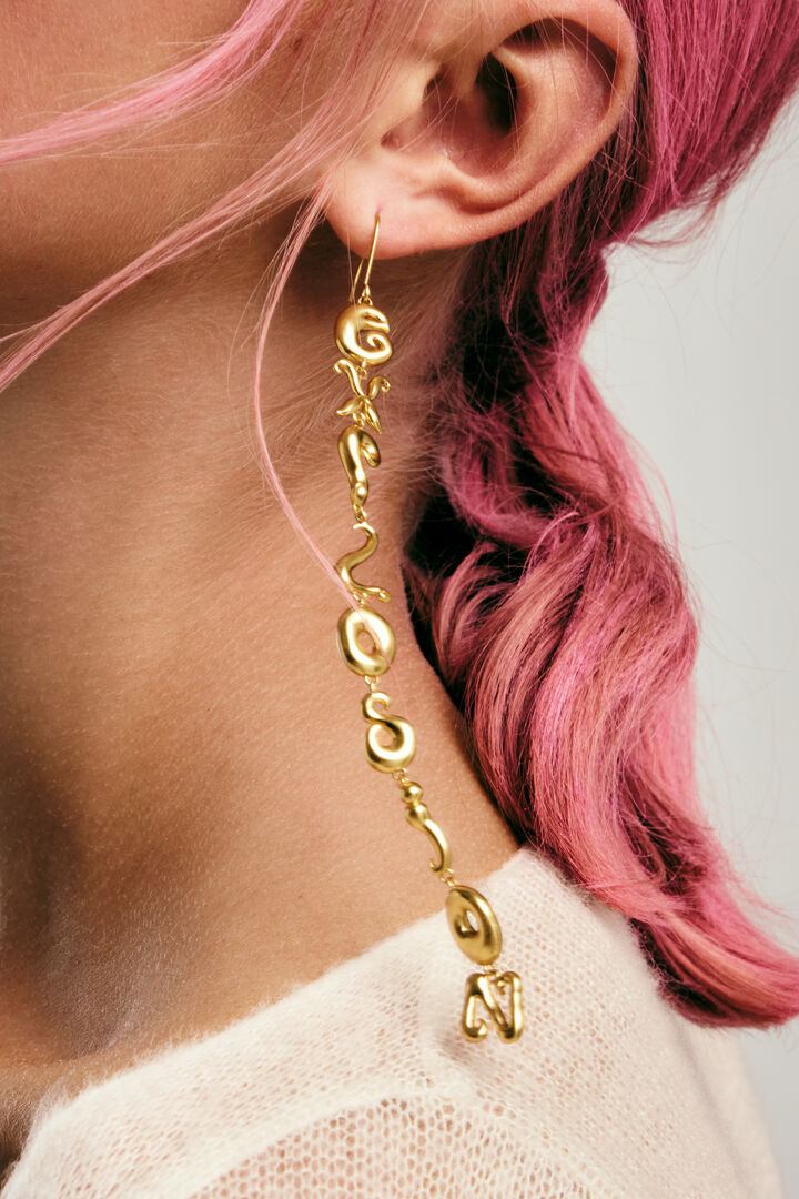 ZALIO LETTER EARRINGS | Desigual