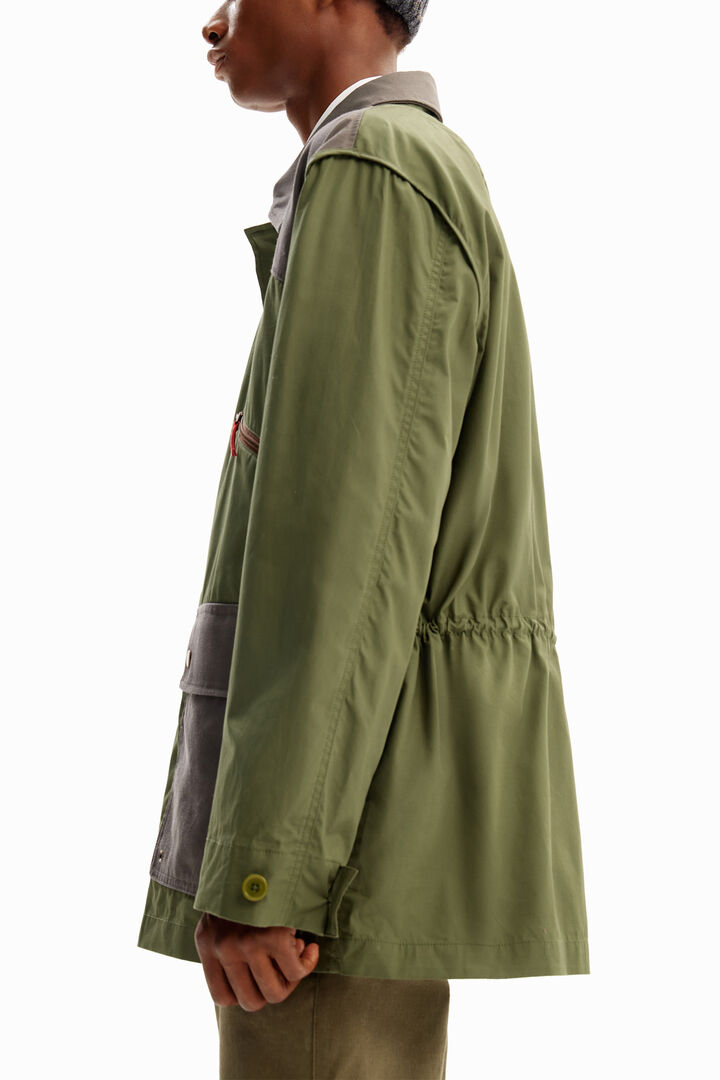 Parka combinada bolsillos | Desigual