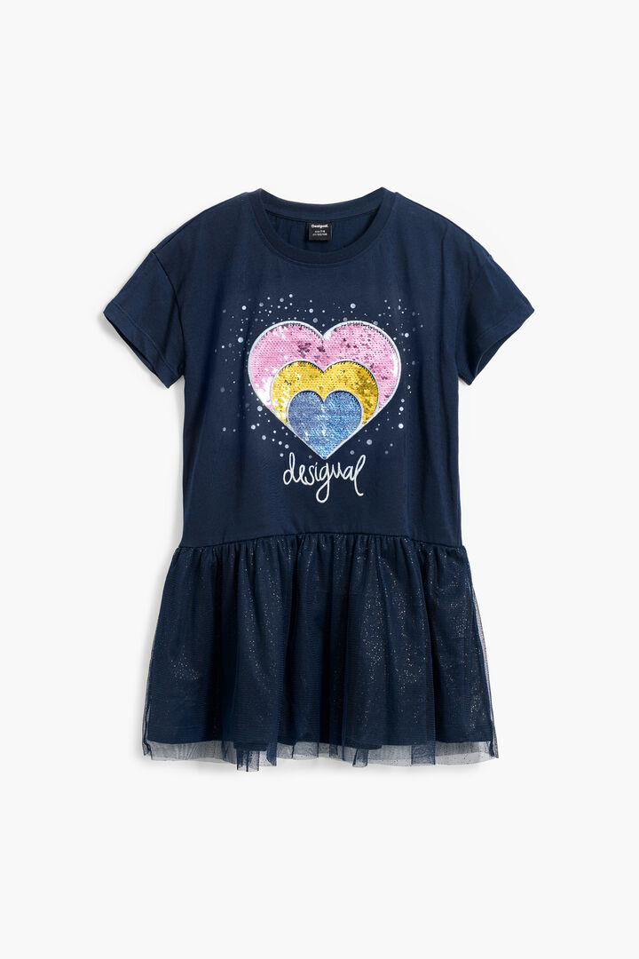 Short heart dress | Desigual