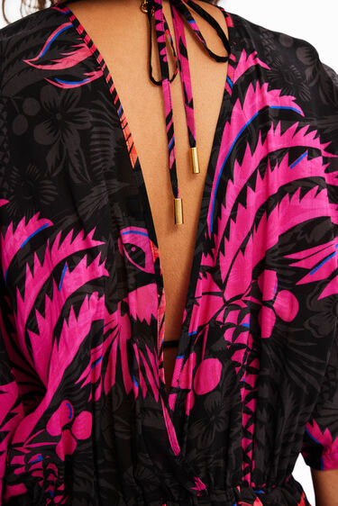 Obleka - tunika v tropskem stilu | Desigual
