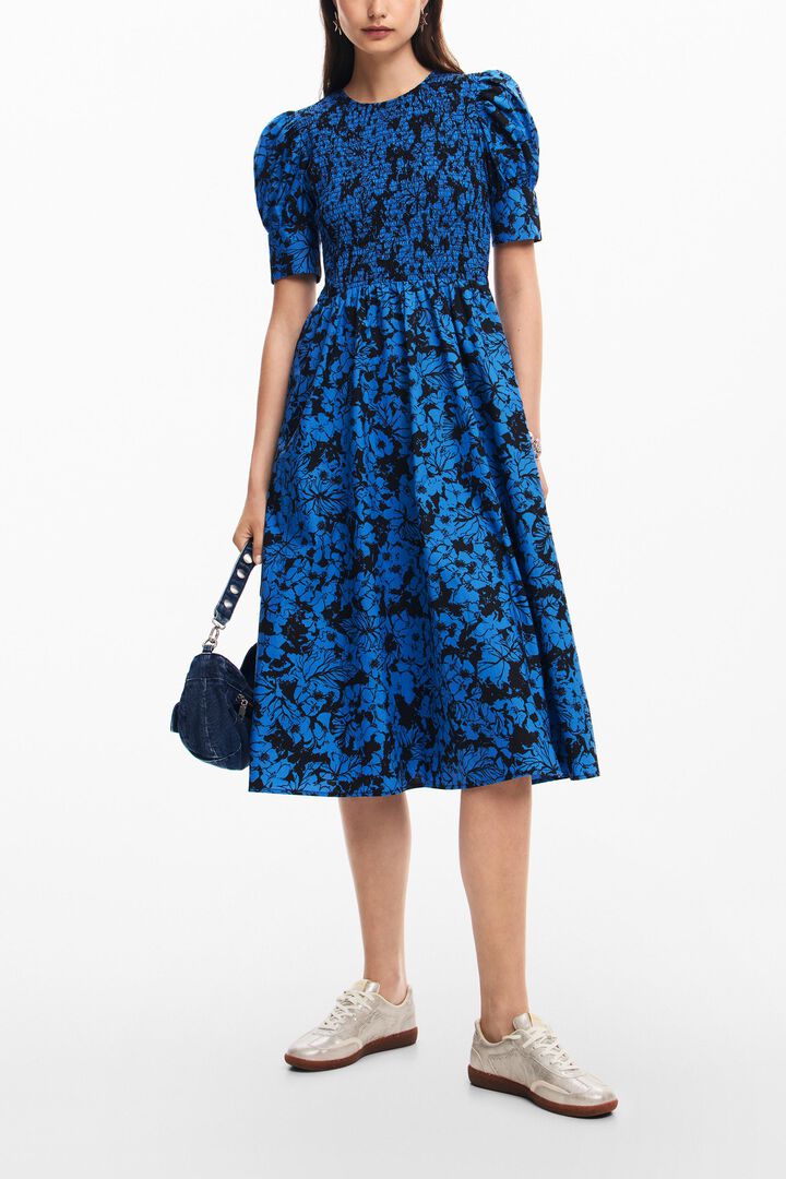 Bloemen midi-jurk | Desigual