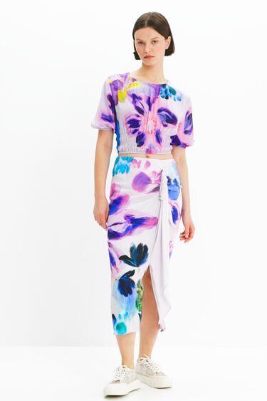 Brusa curta flors M. Christian Lacroix | Desigual