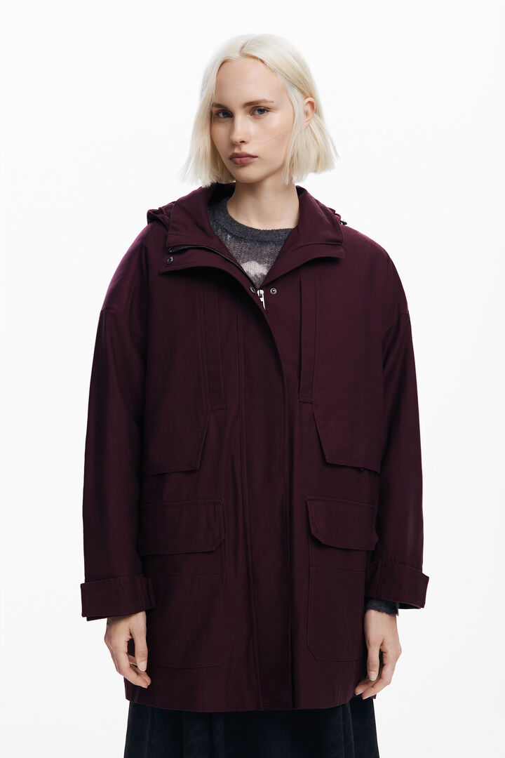 Long jacket with patches | Desigual