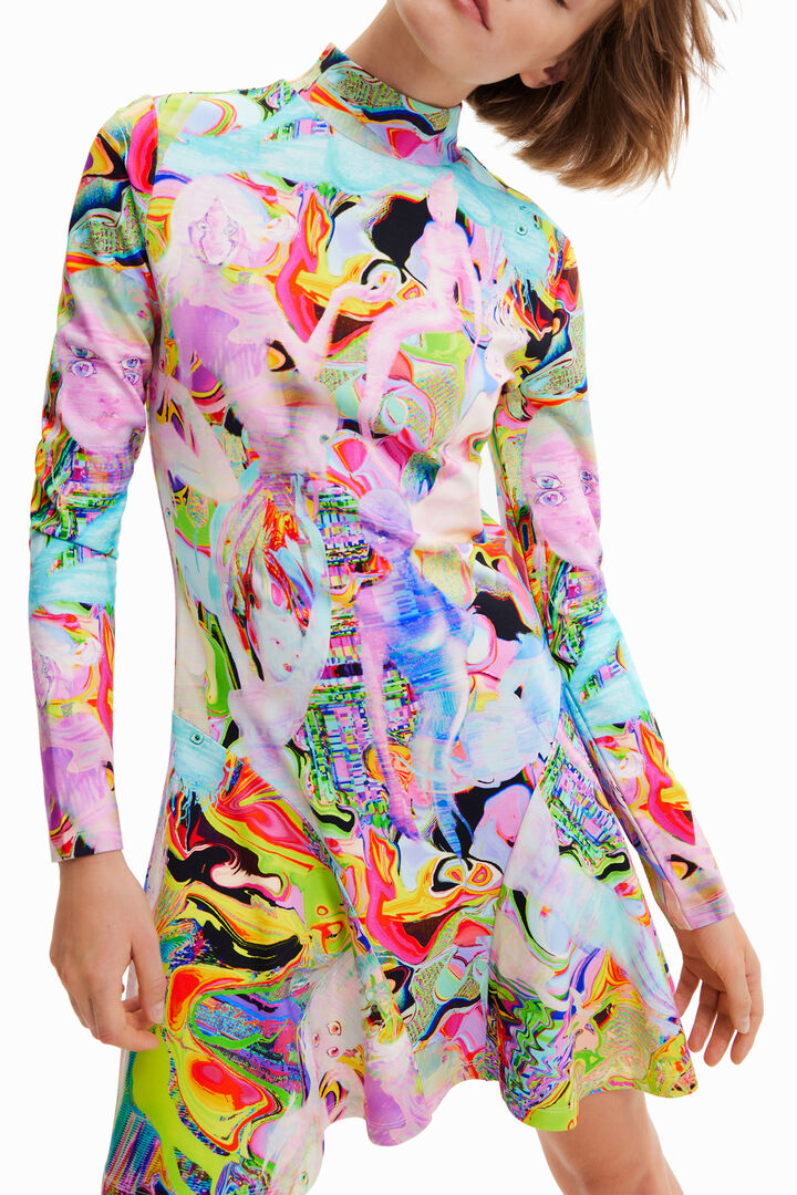 Vestido skater corto María Escoté | Desigual