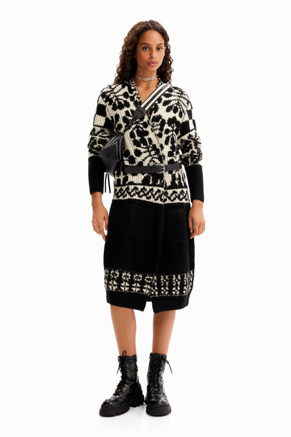 Cardigan long oversize M. Christian Lacroix