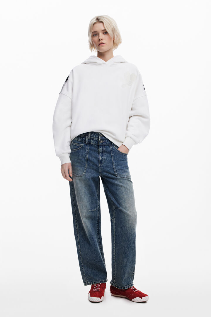 Sweatshirt designed by Mr. Christian Lacroix | Desigual