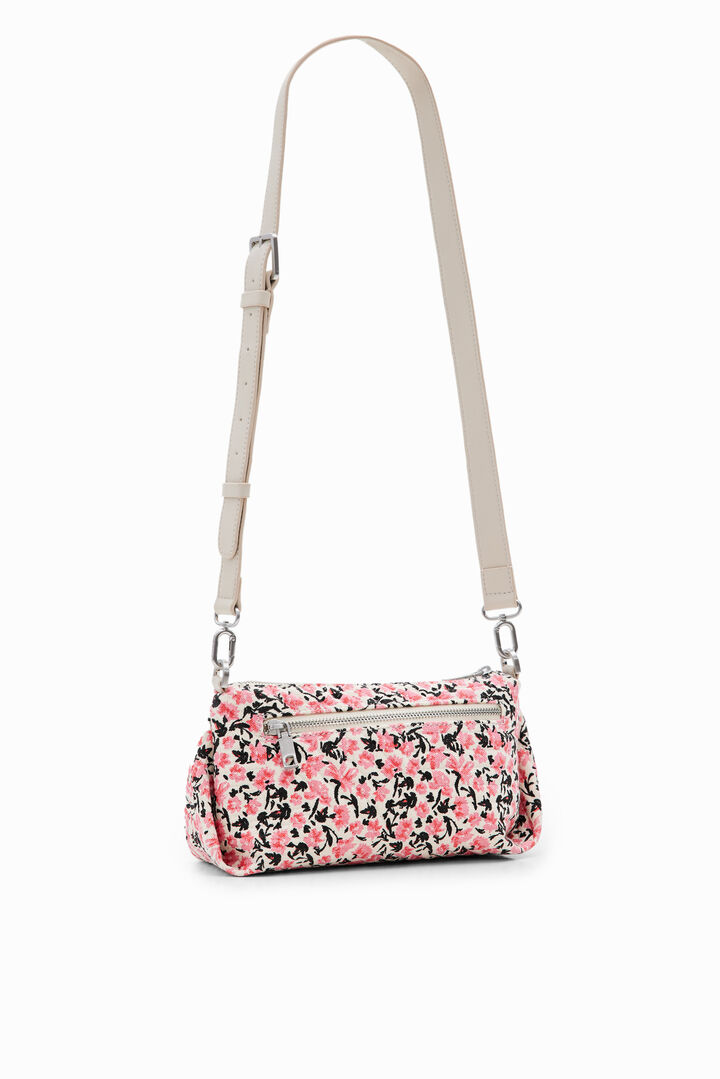 S floral canvas crossbody bag | Desigual