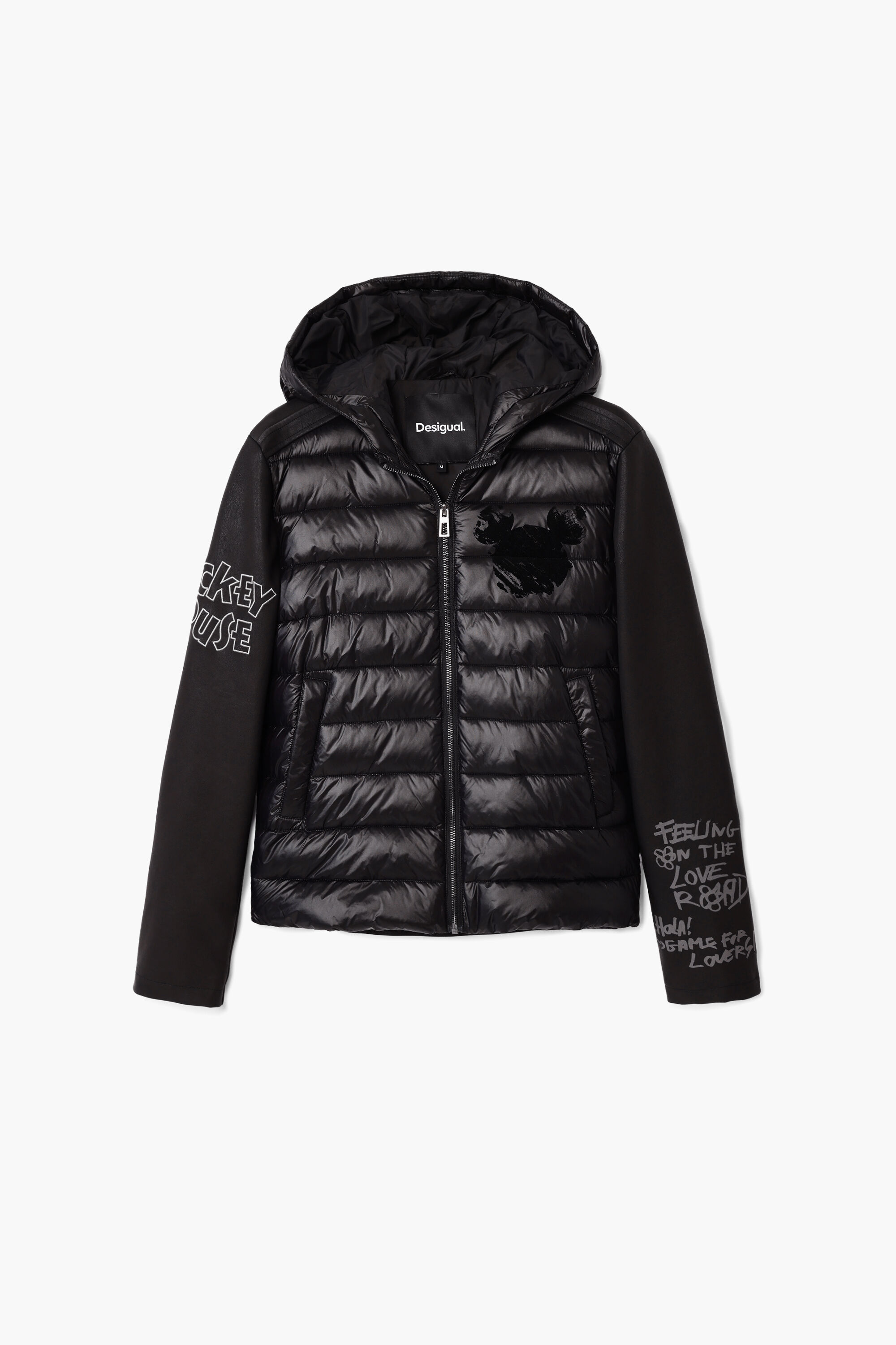 Desigual, Mickey Mouse Jacke, Schwarz, S
