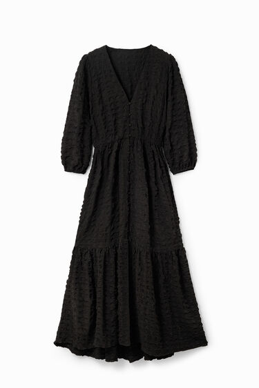 Robe longue texturée | Desigual
