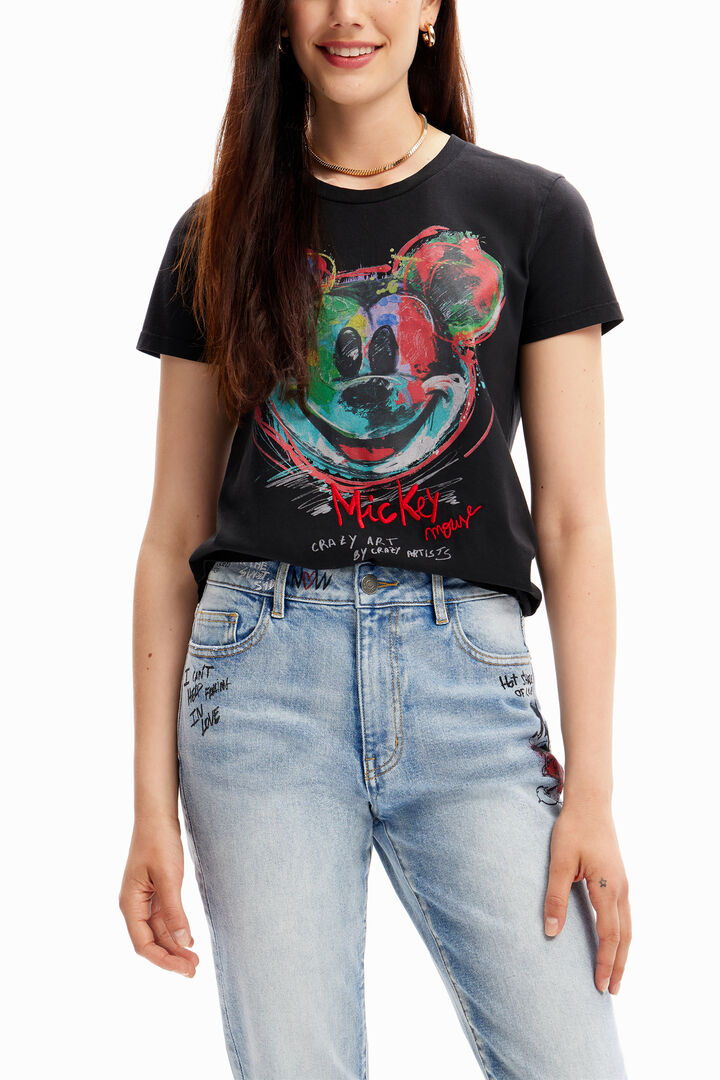 Arty Mickey Mouse T-shirt | Desigual