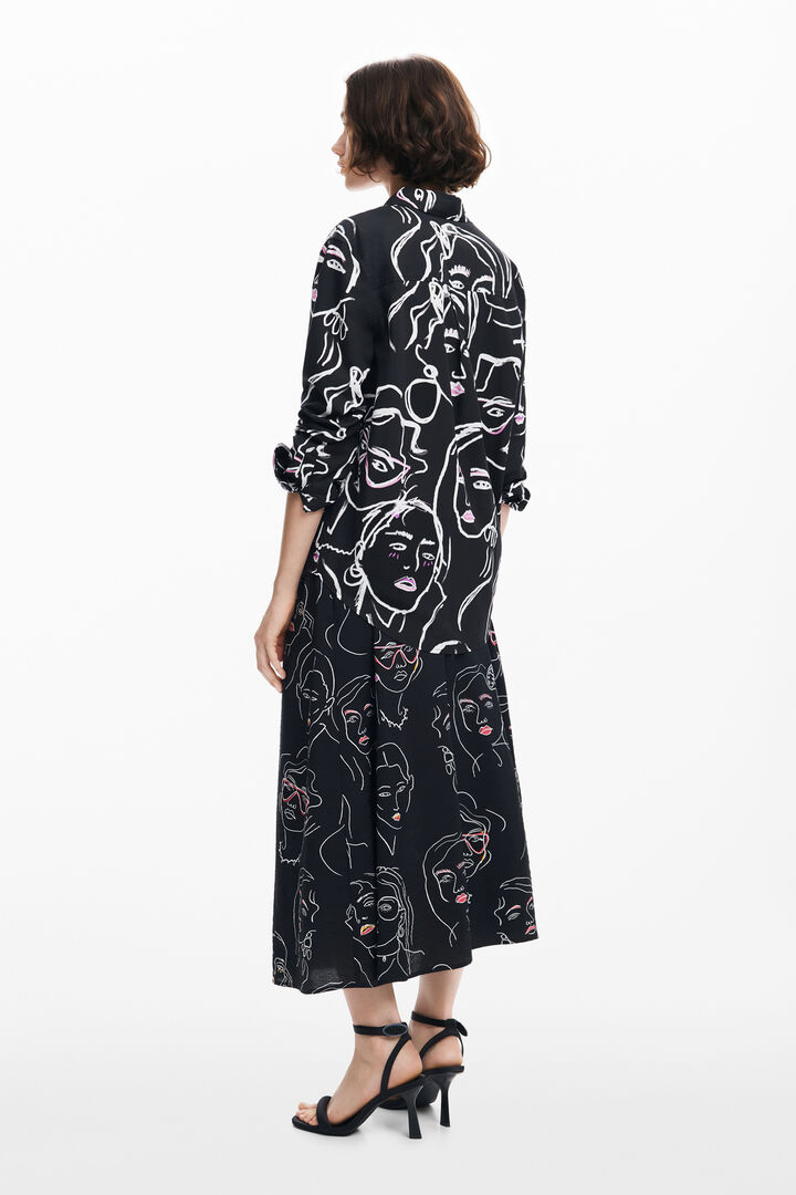 Camisa estampado caras | Desigual