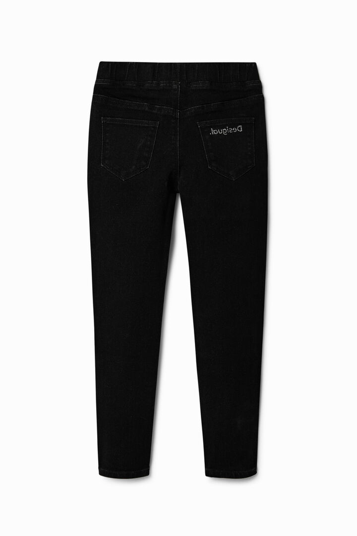 Slim jeggings with designs | Desigual