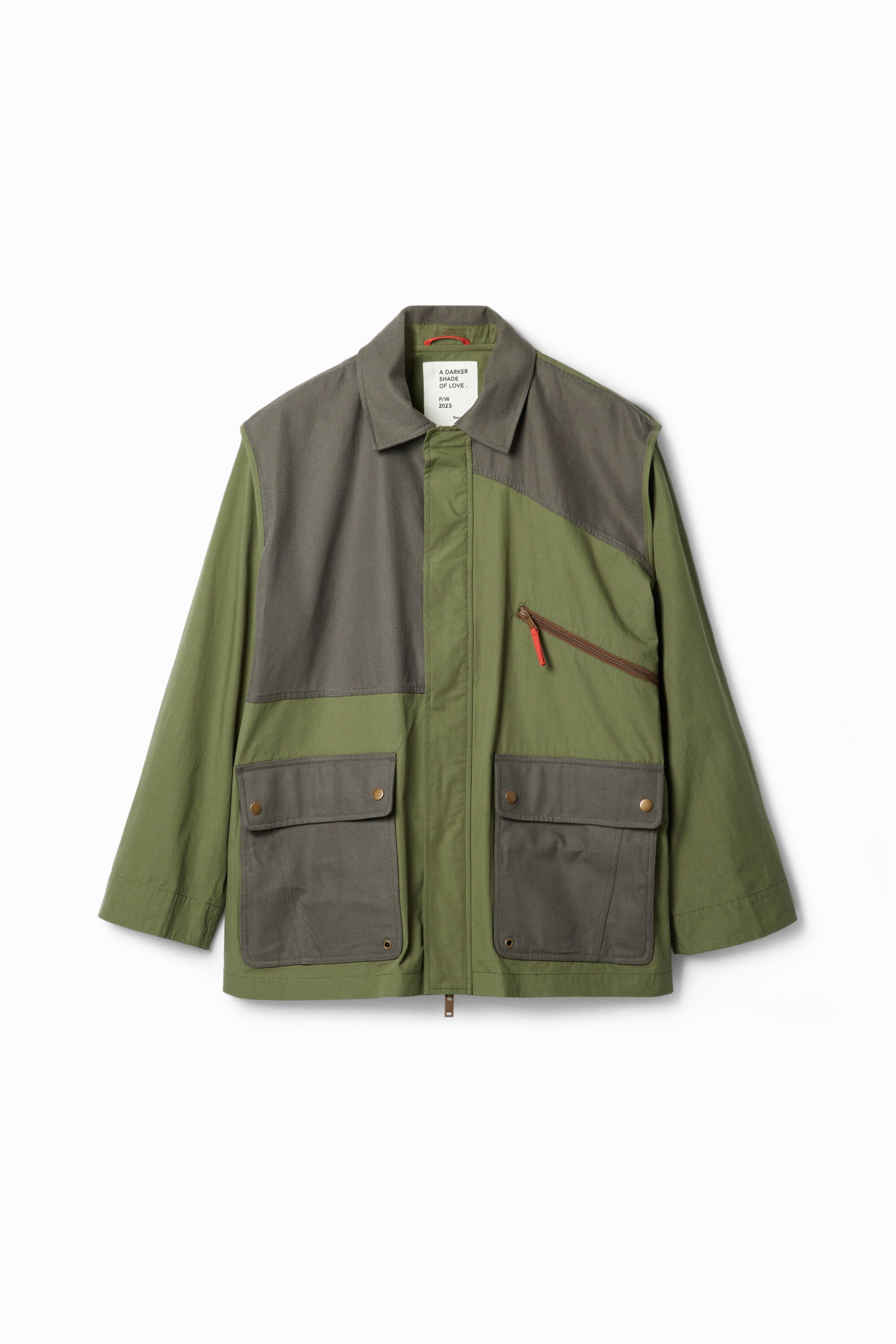 Desigual, Parka Kombi Taschen, Baumwolle, GrüN, M