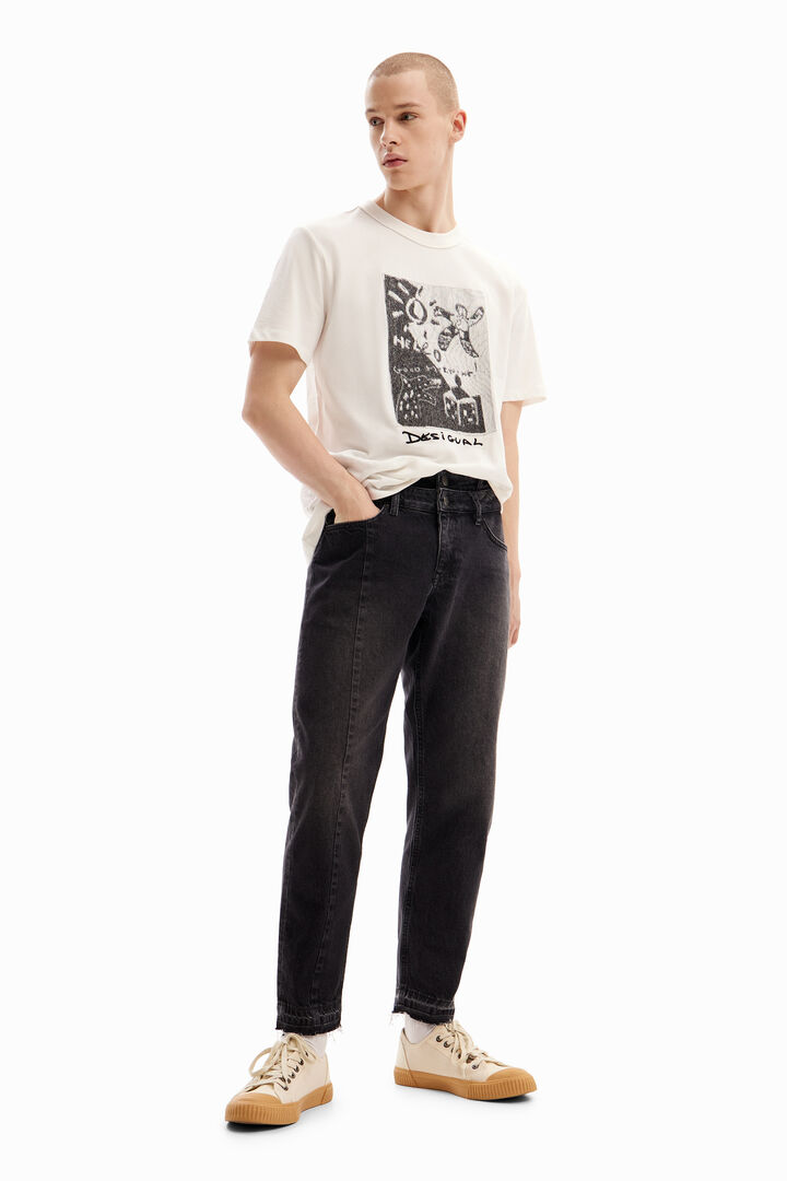 Arty embroidered T-shirt | Desigual