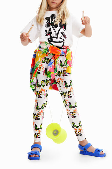 Majica s kratkimi rokavi z motivom rastline | Desigual